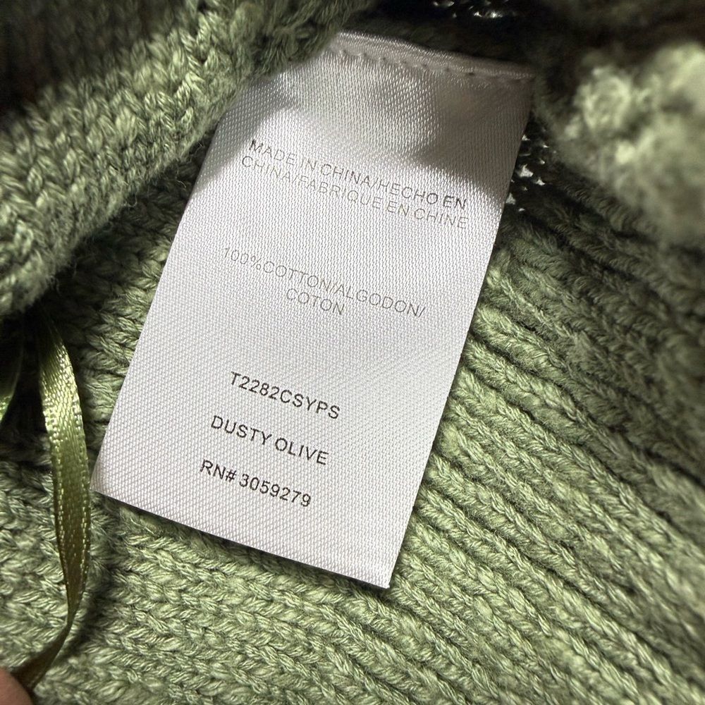 Women's Olive Green Knit Camisole NWT Size XL - Picture 5 of 5